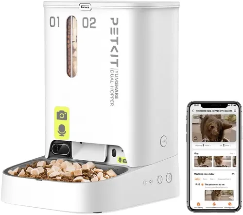 Comedero Petkit YumShare con cámara HD